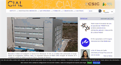 Desktop Screenshot of cial.uam-csic.es